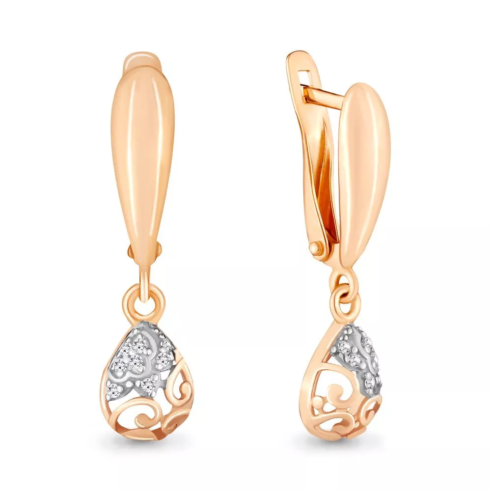 Серьги, золото, артикул LV46367А