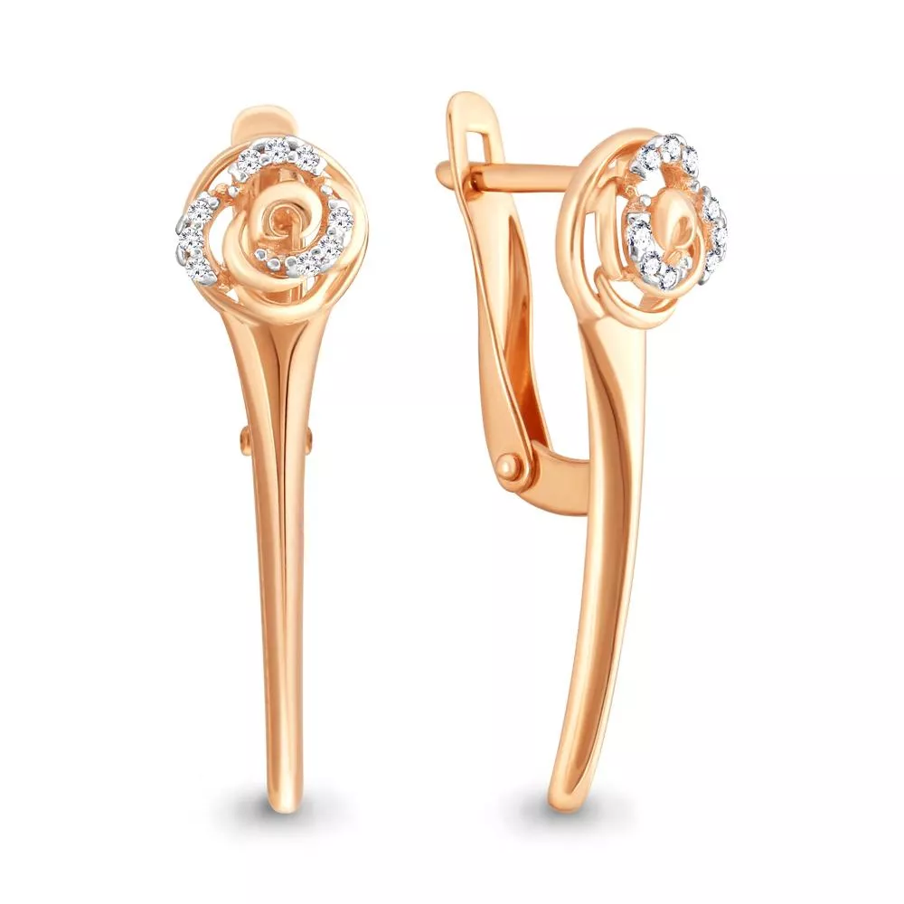 Серьги, золото, артикул LV46365А