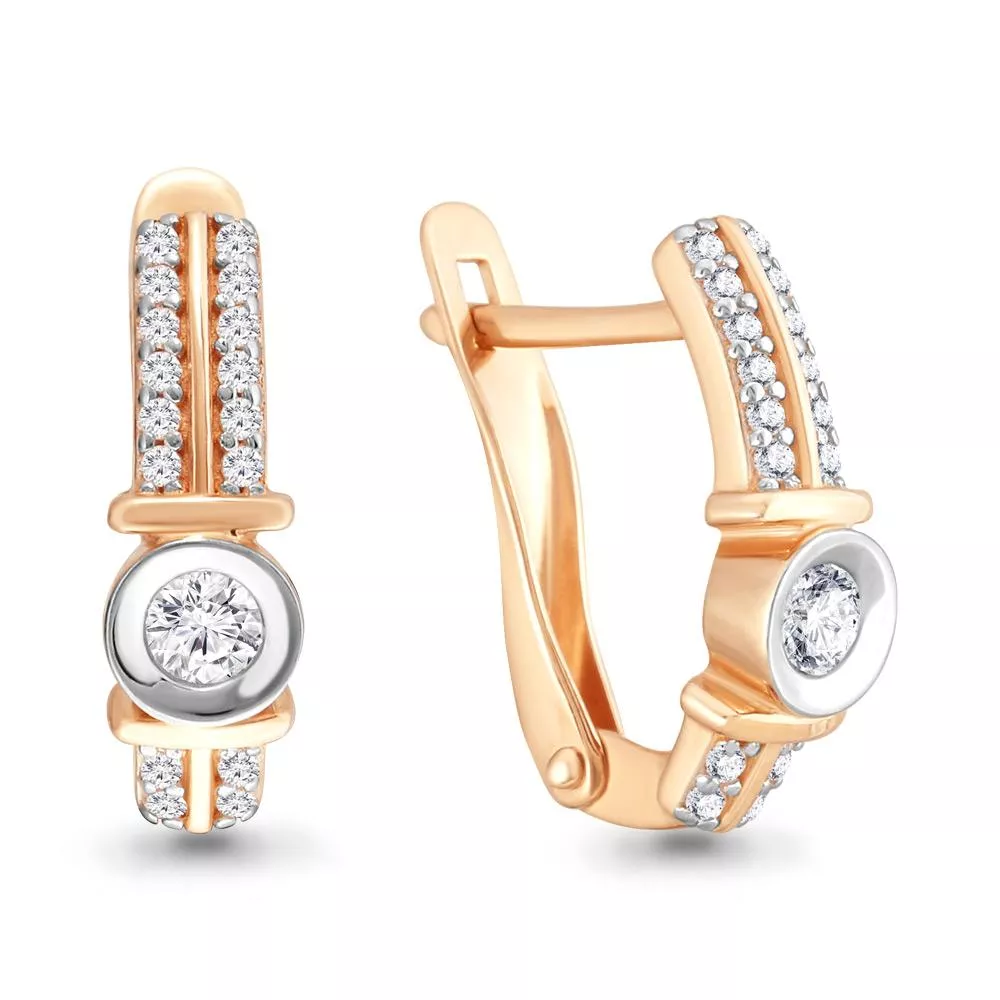 Серьги, золото, артикул LV46354А