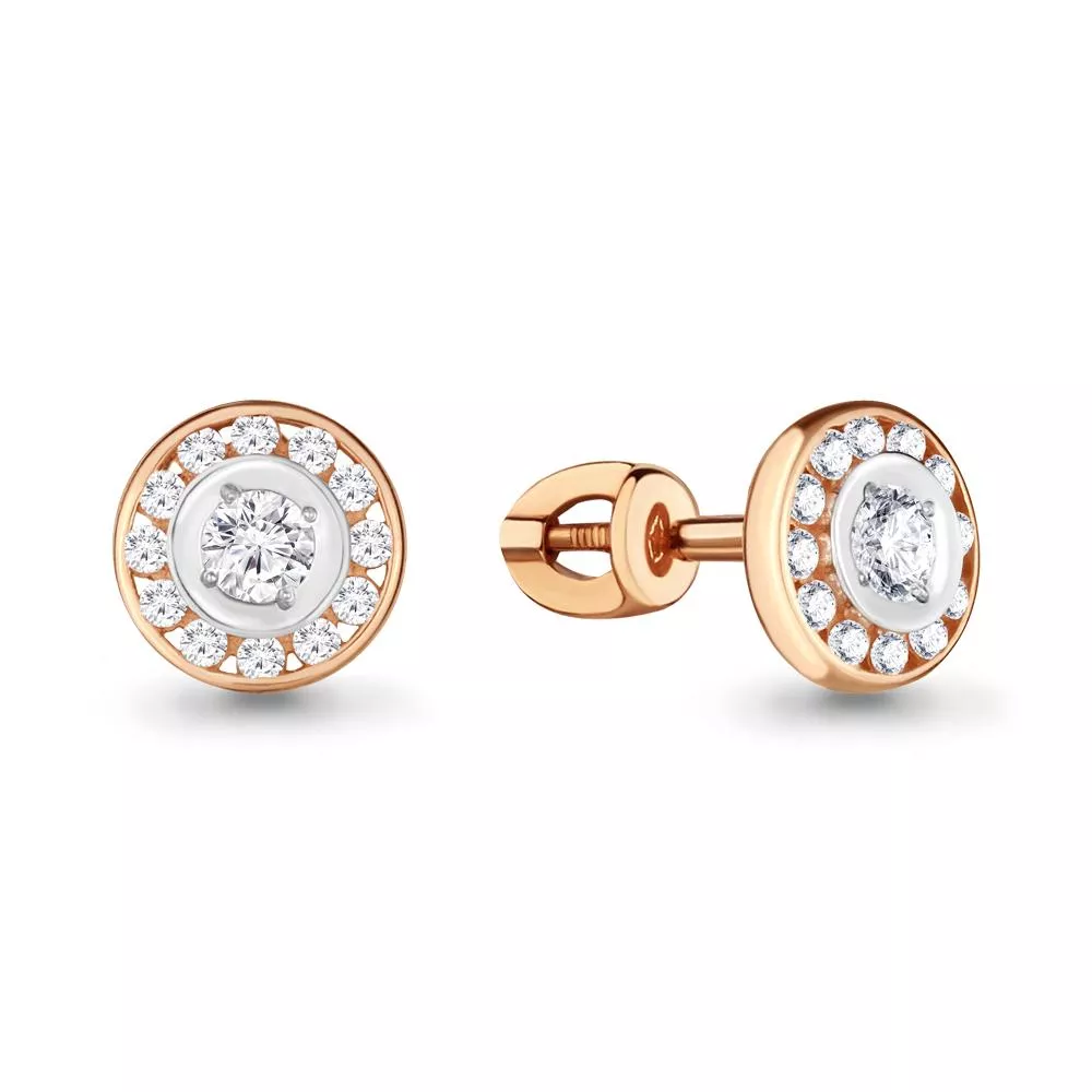 Серьги, артикул LV46350А, золото