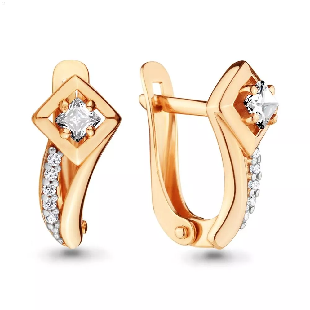 Серьги, золото, артикул LV46345А