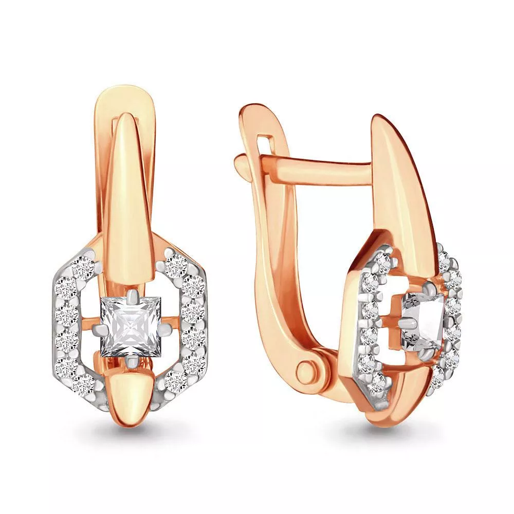 Серьги, артикул LV46344А, золото