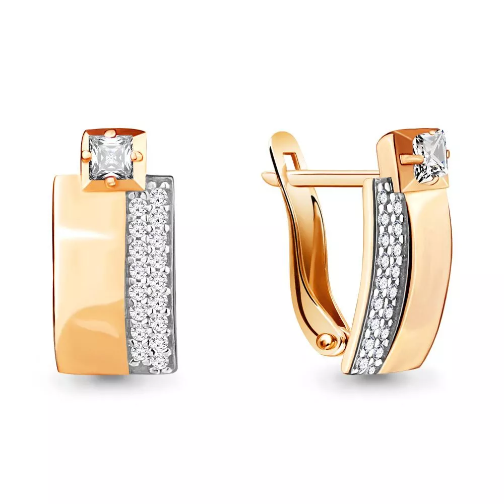 Серьги, артикул LV46340А, золото