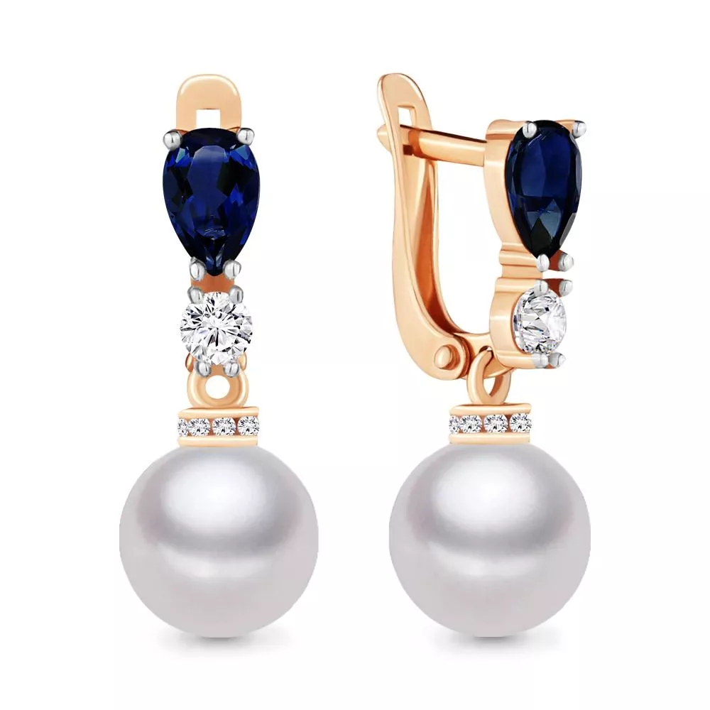 Серьги, золото, артикул LV46332Б