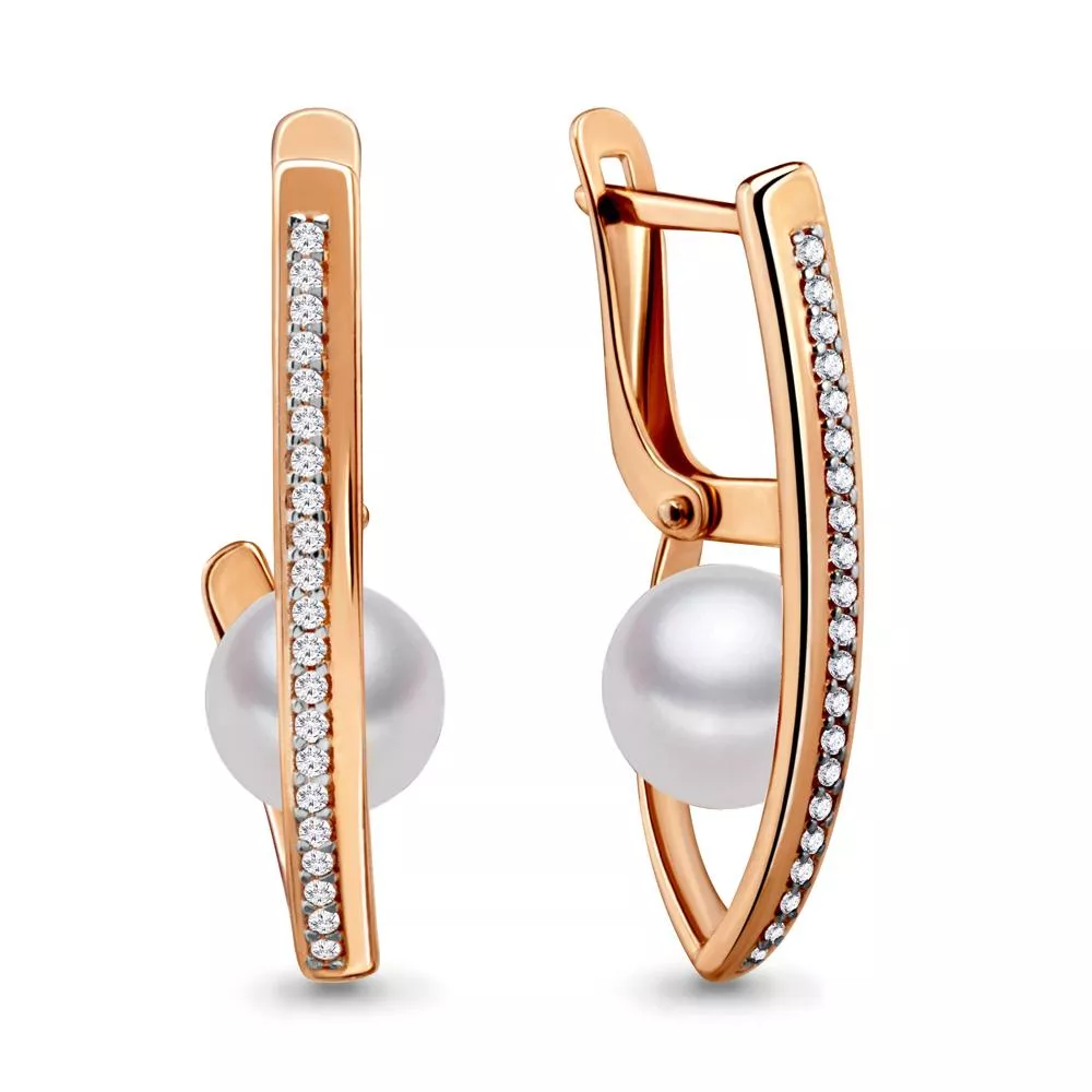 Серьги, артикул LV46330А, золото