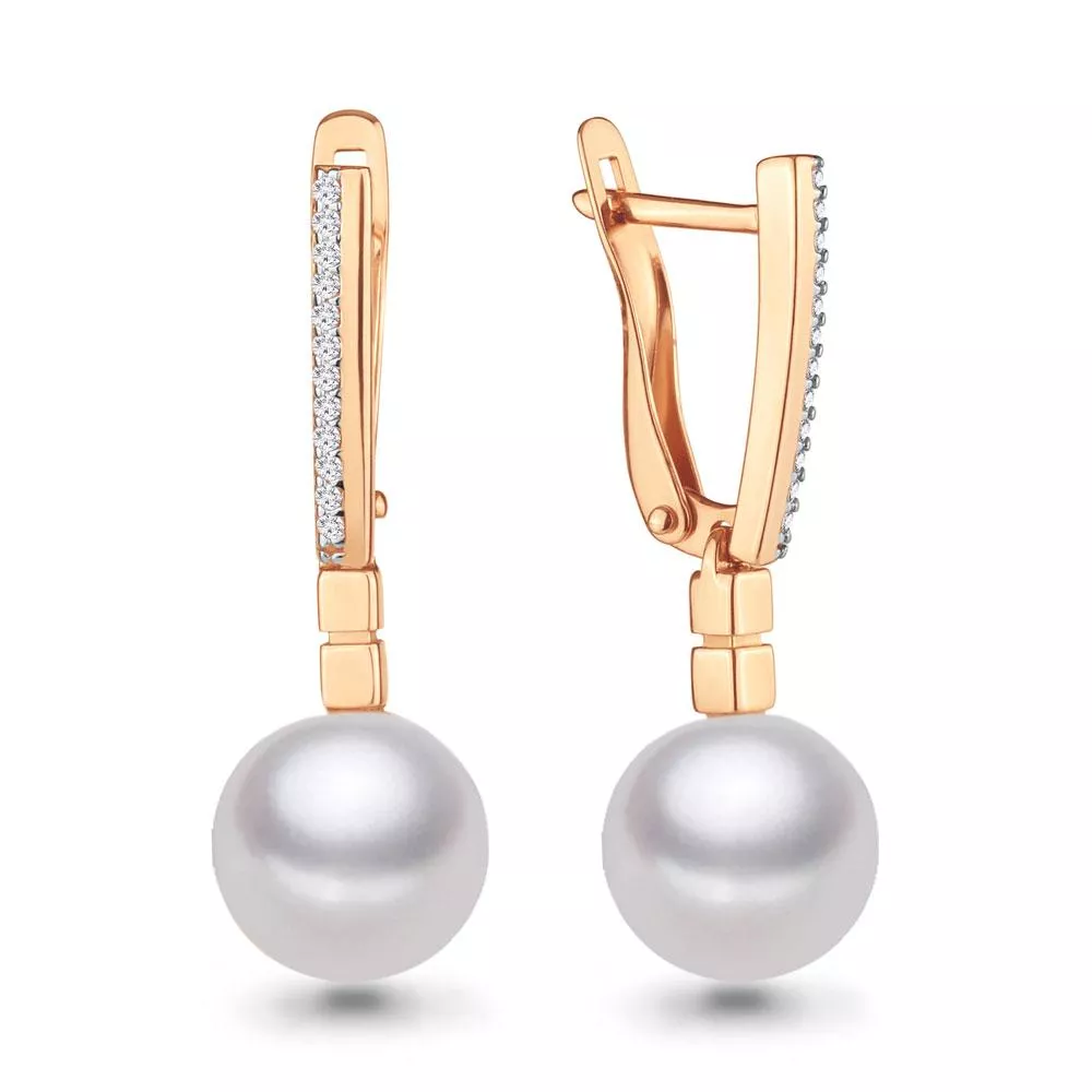 Серьги, золото, артикул LV46325А