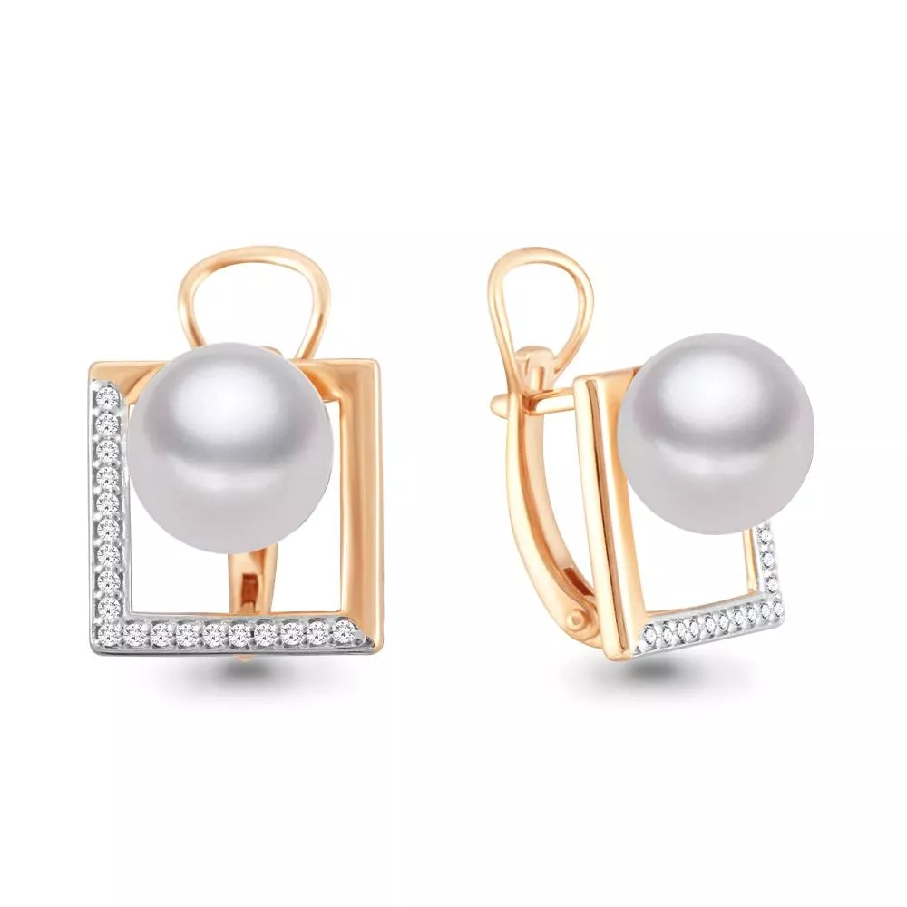 Серьги, золото, артикул LV46324А