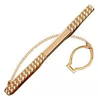 Зажим для галстука, золото, артикул LV70408