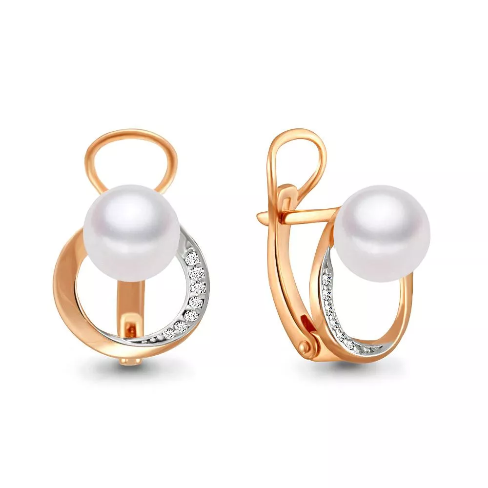 Серьги, артикул LV46323А, золото