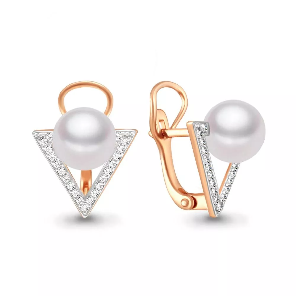 Серьги, артикул LV46315А, золото