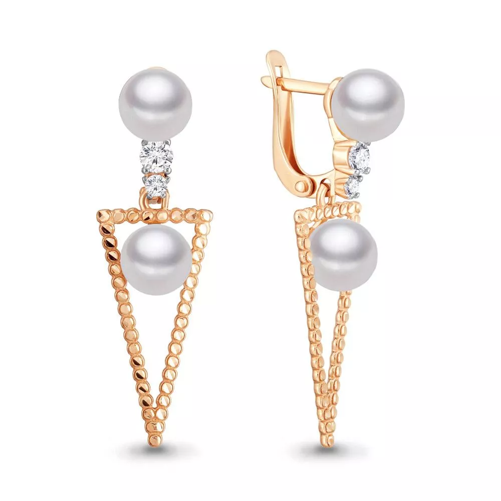 Серьги из золота, артикул LV46313