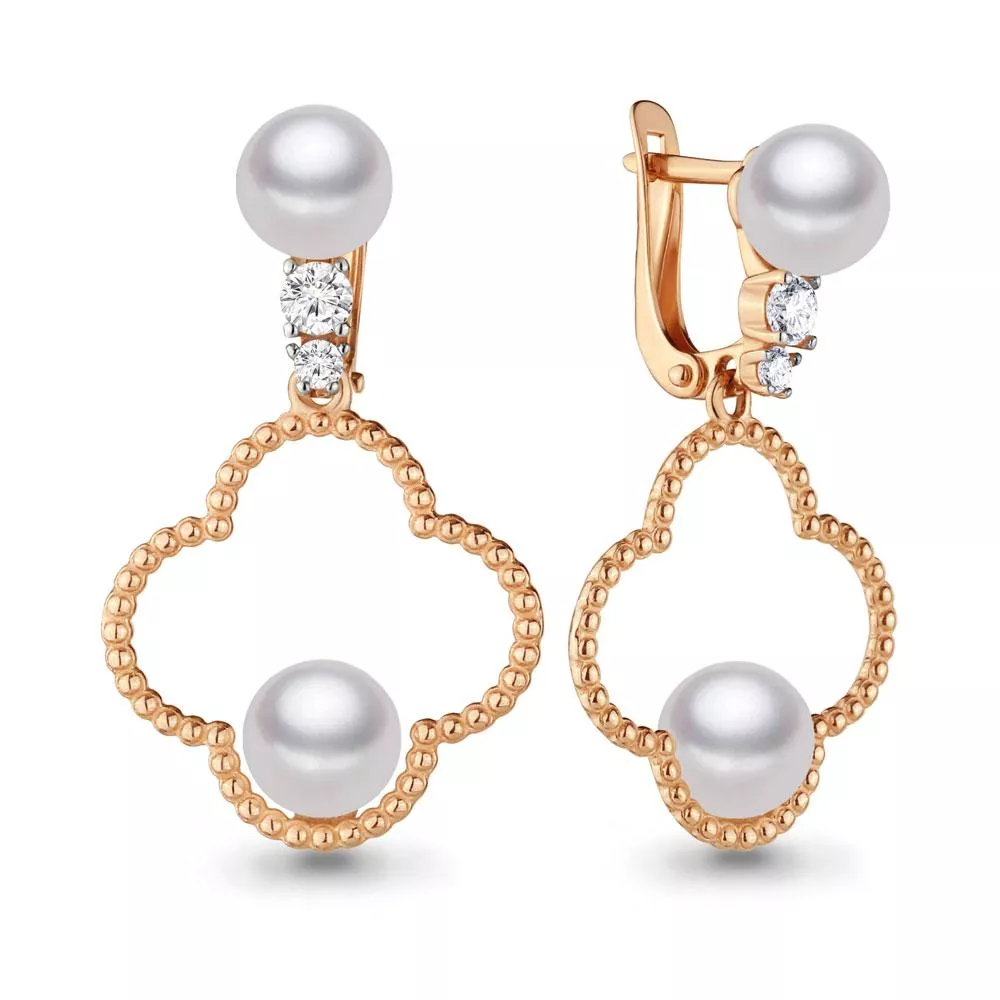 Серьги, артикул LV46312, золото