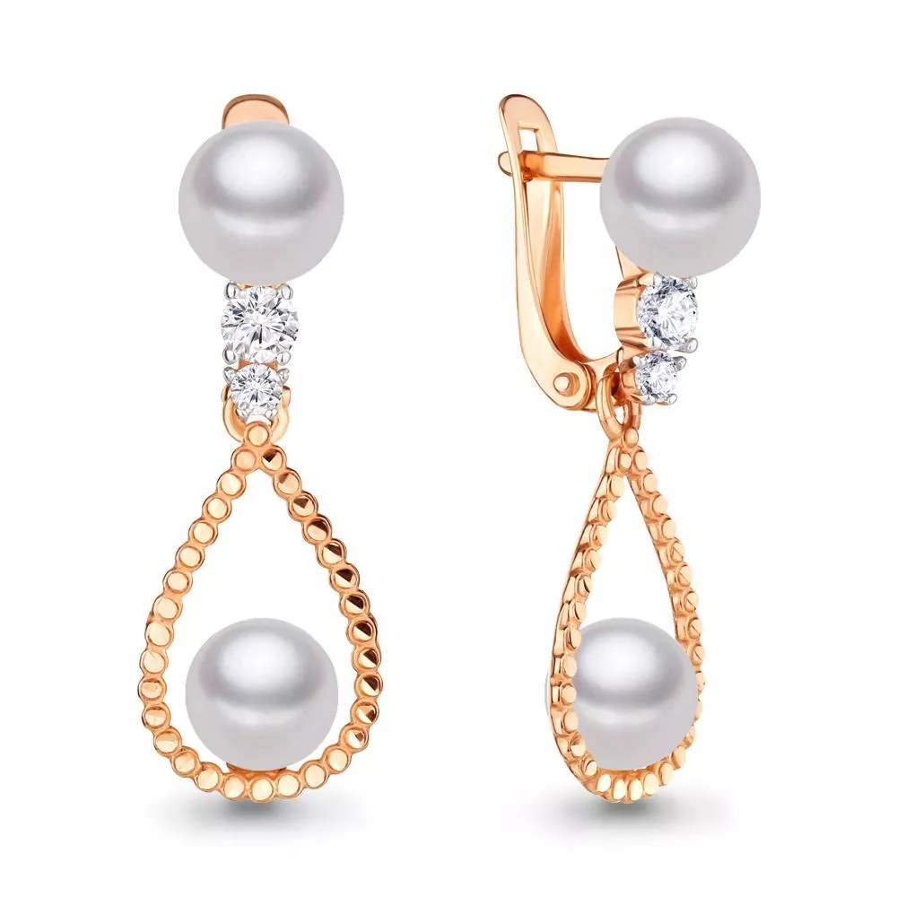 Серьги, золото, артикул LV46308