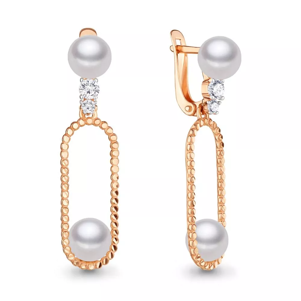 Серьги, артикул LV46307, золото