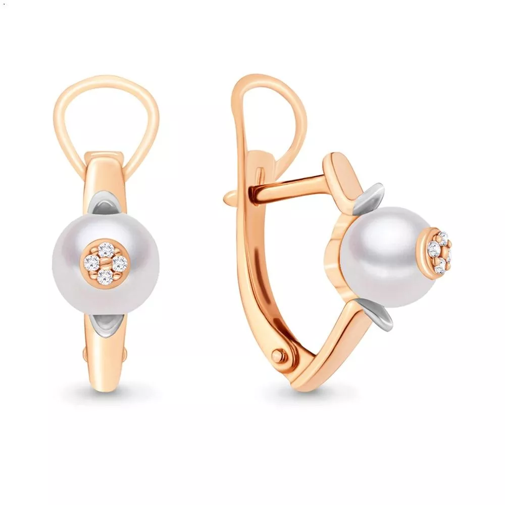 Серьги, артикул LV46302, золото