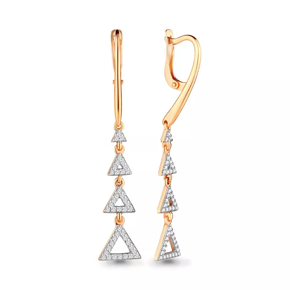 Серьги, артикул LV46276А, золото