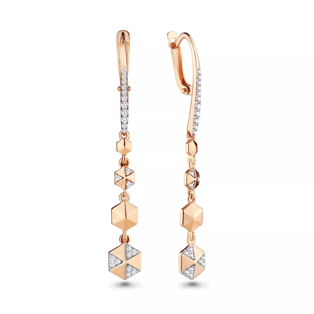 Серьги, золото, артикул LV46272А