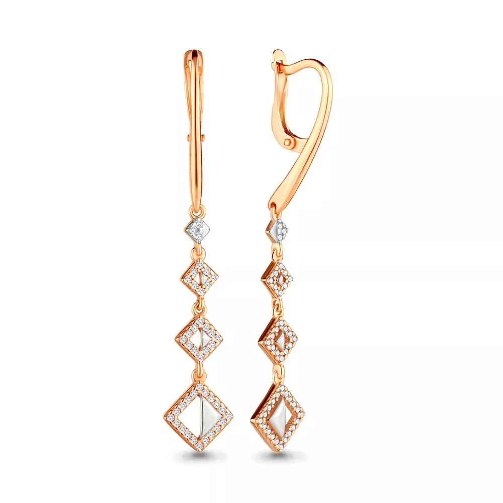 Серьги, золото, артикул LV46270А