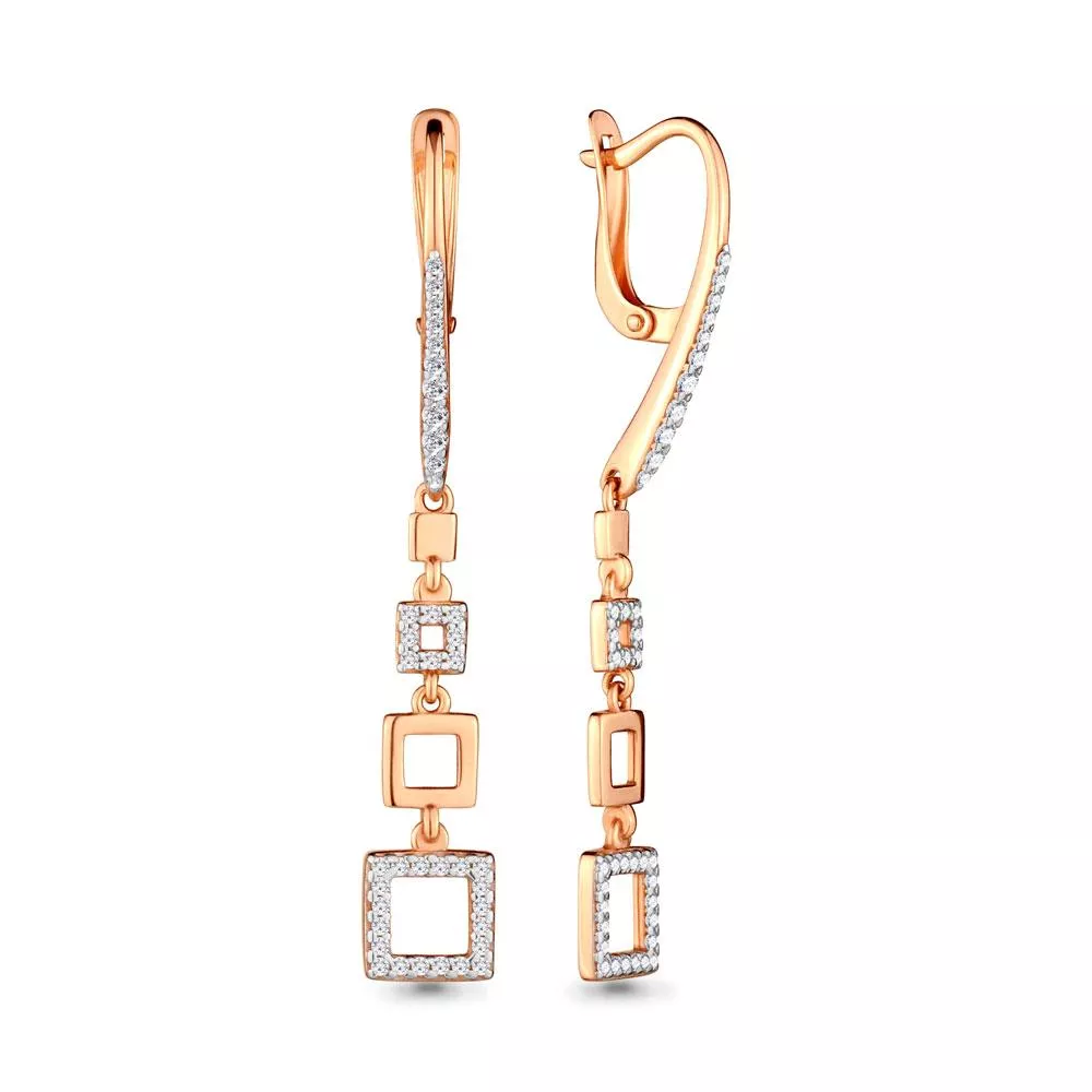 Серьги, артикул LV46268А, золото