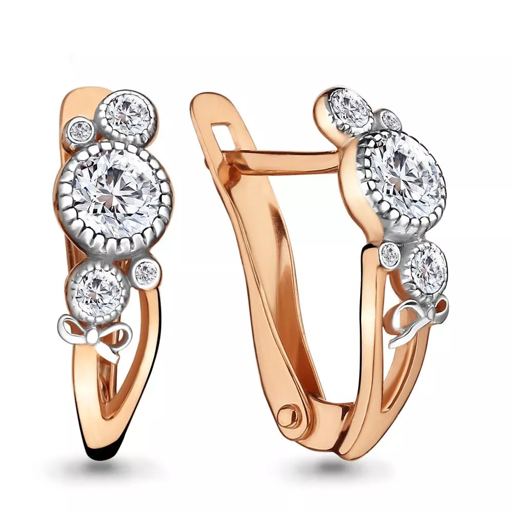 Серьги, золото, артикул LV46257А