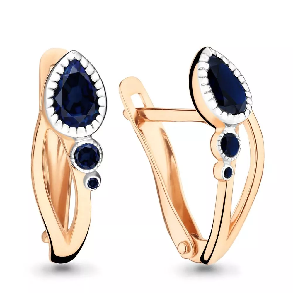 Серьги, золото, артикул LV46254Б