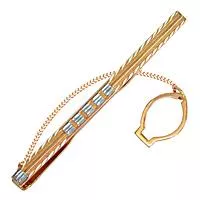 Зажим для галстука из золота, артикул LV70403