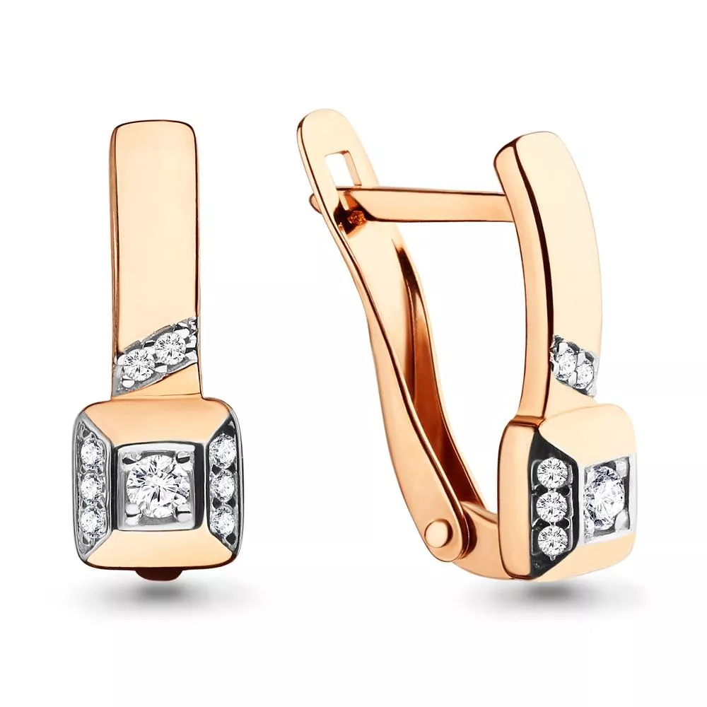 Серьги, артикул LV46193А, золото