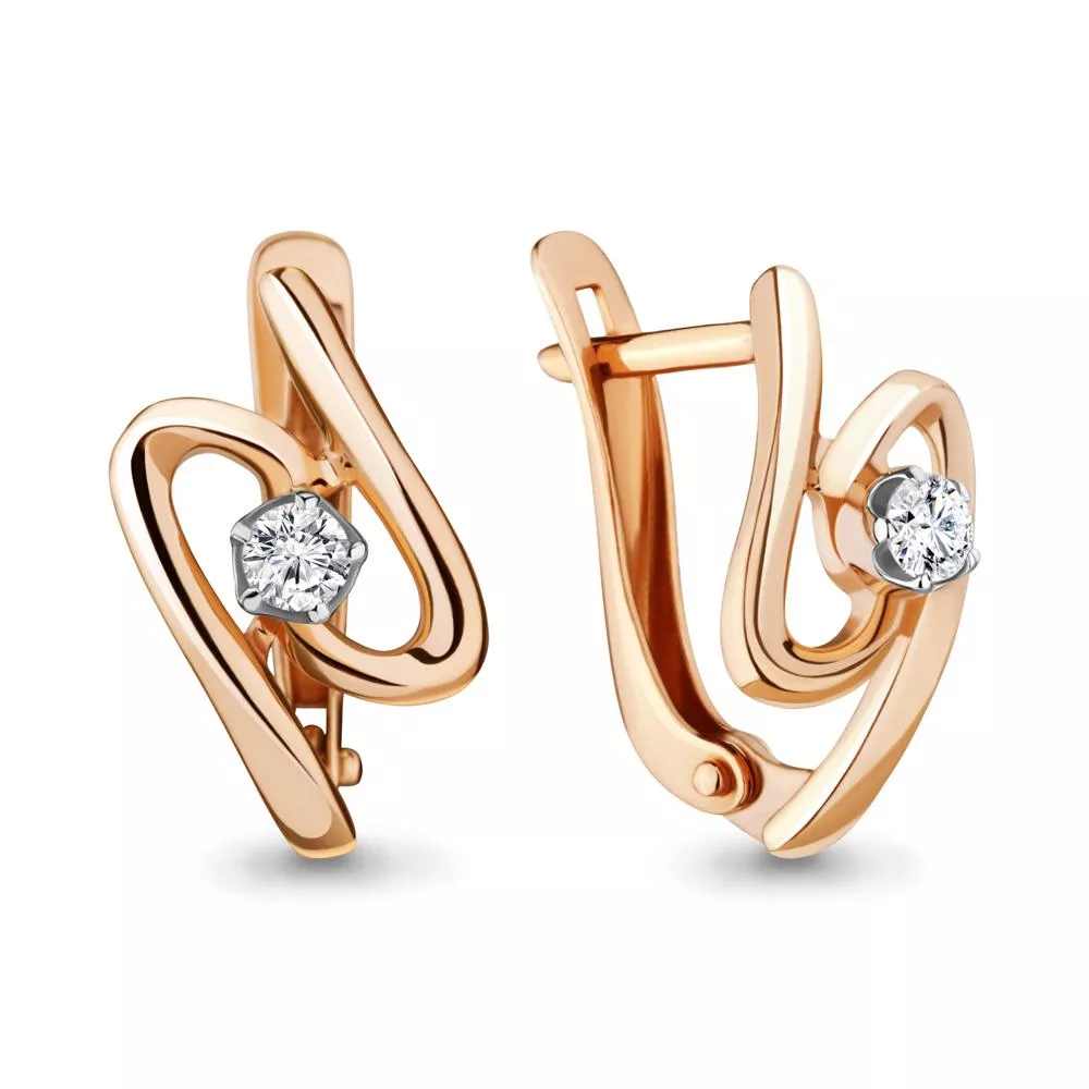 Серьги из золота, артикул LV46177