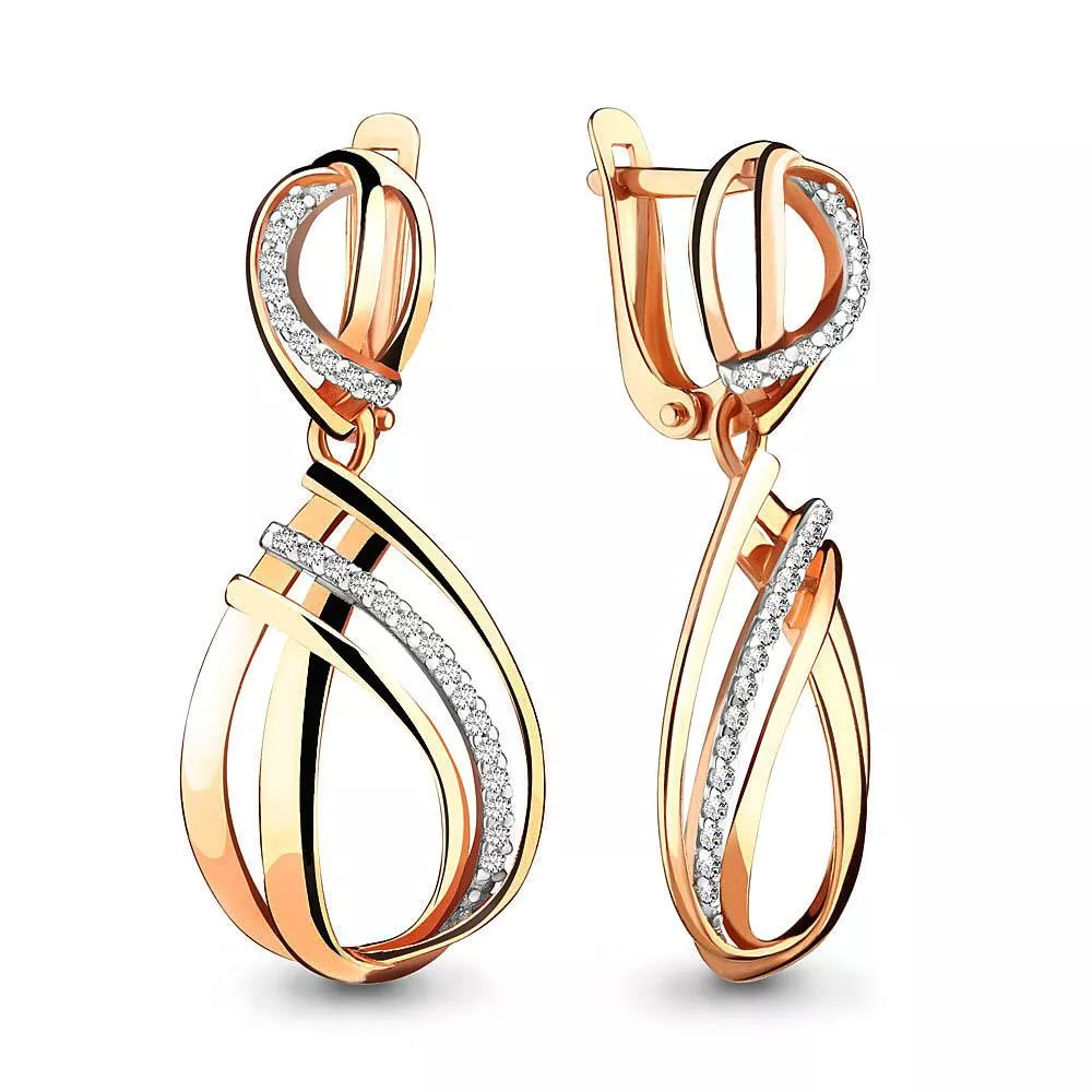 Серьги из золота, артикул LV46170А