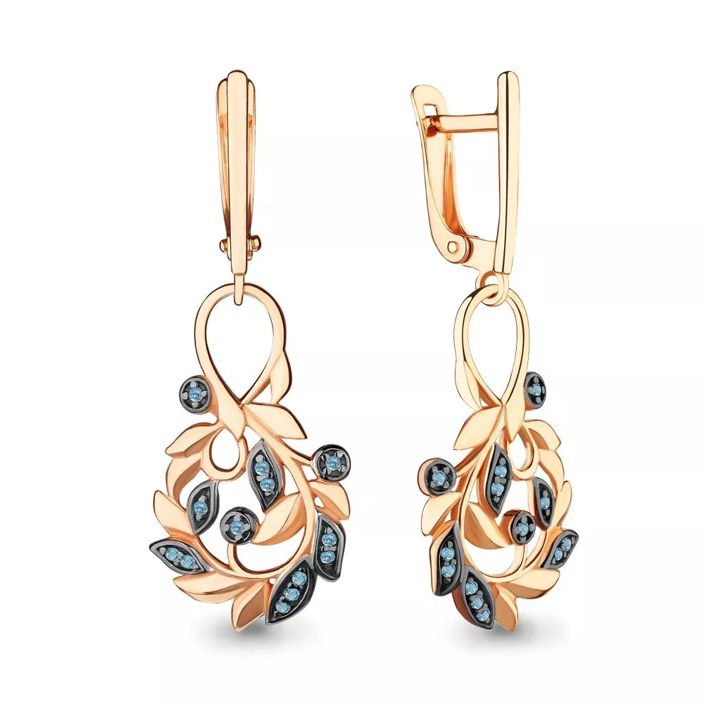 Серьги из золота, артикул LV46165Б