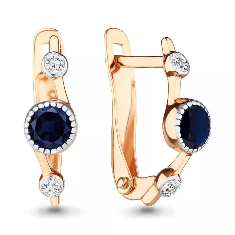 Серьги, артикул LV46158Б, золото