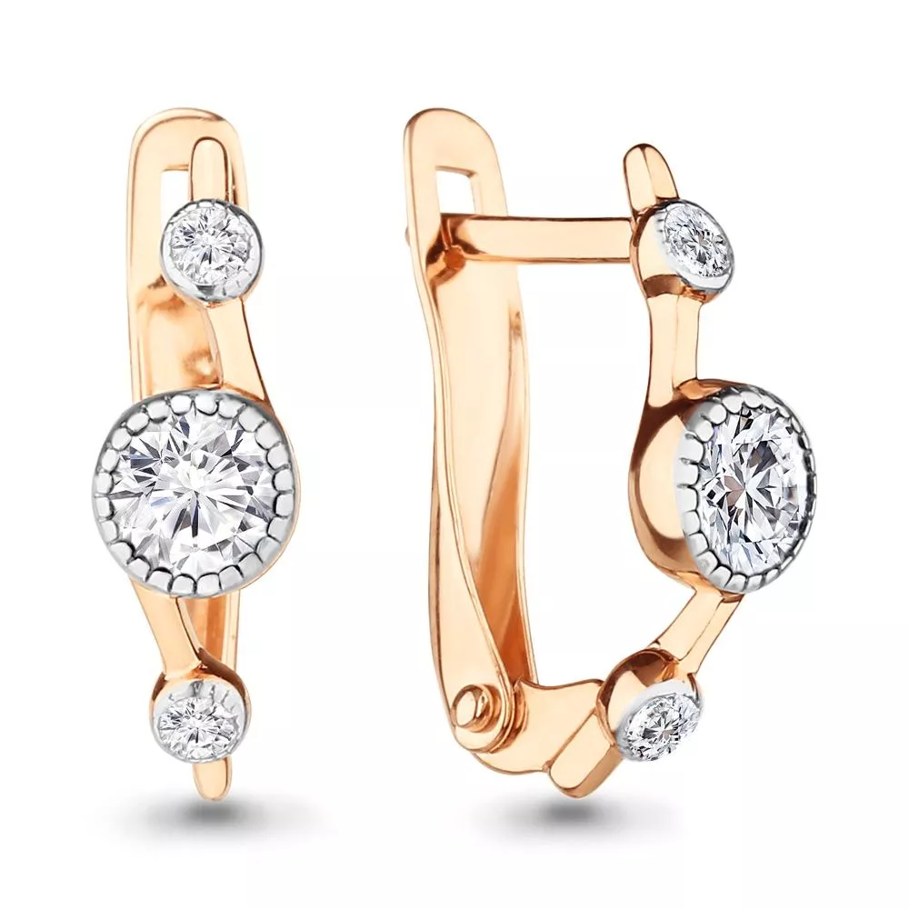 Серьги, артикул LV46158А, золото