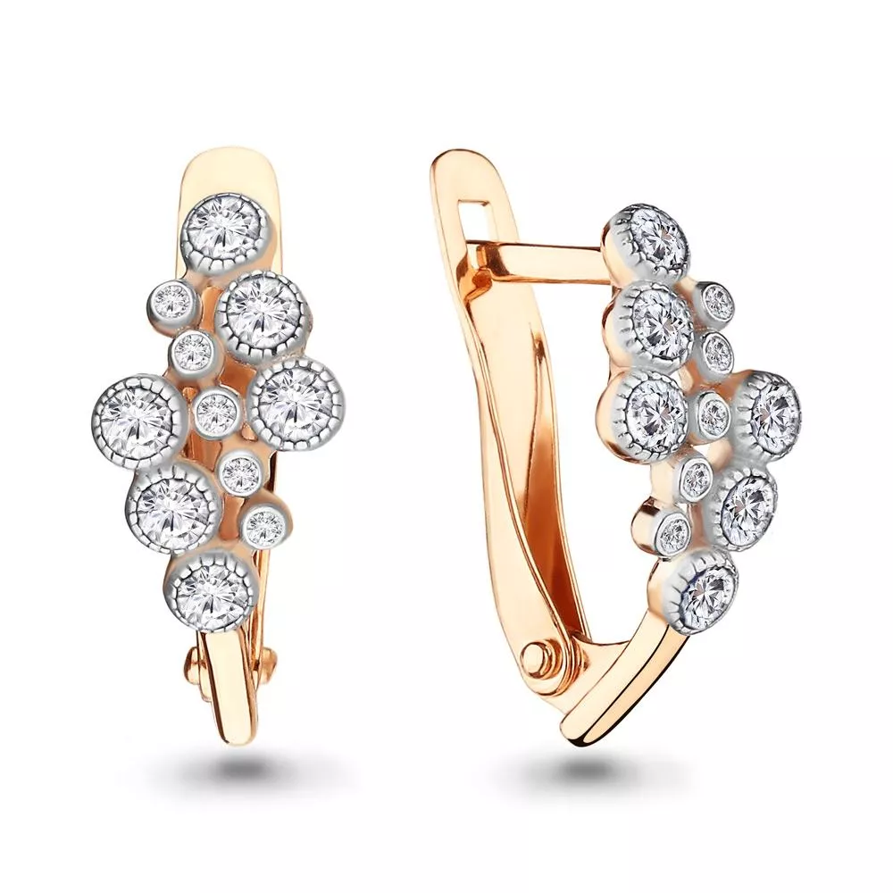 Серьги, золото, артикул LV46155А