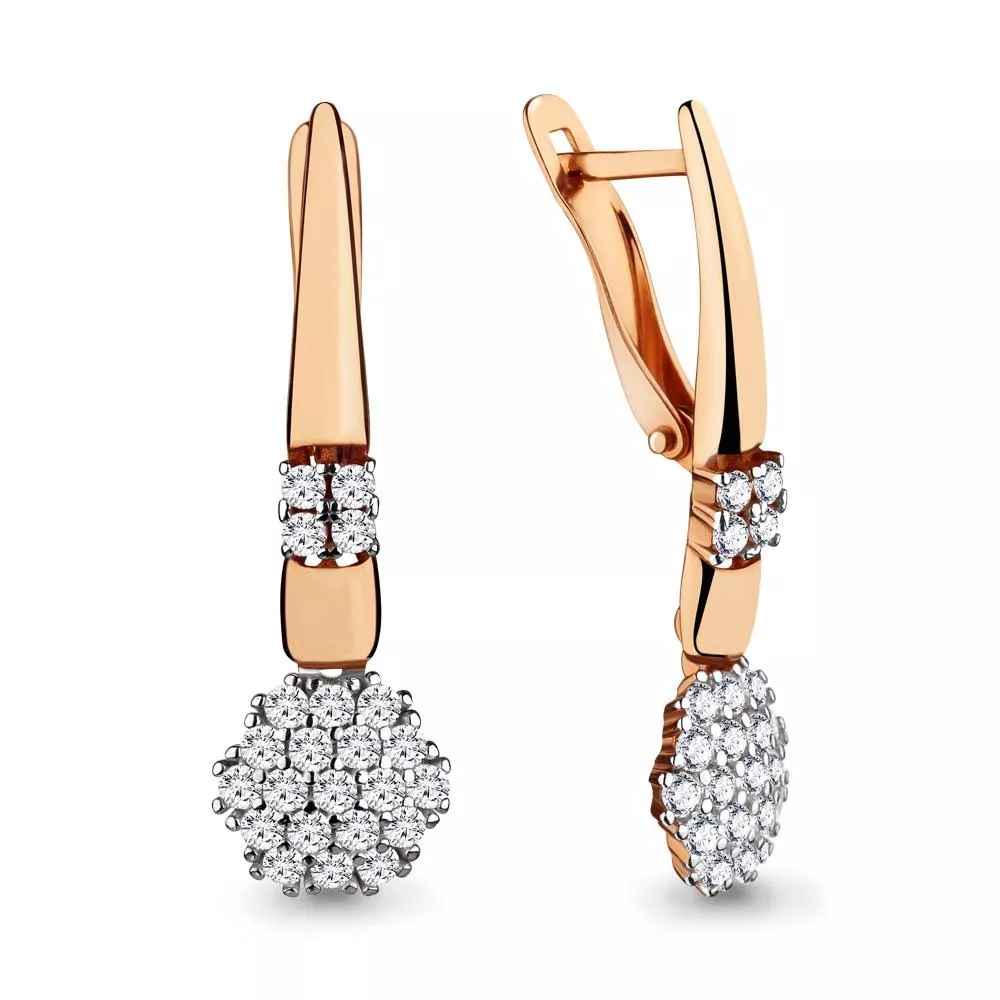 Серьги из золота, артикул LV46140А