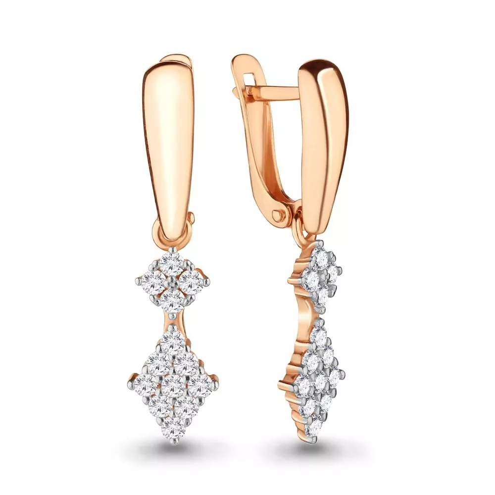 Серьги из золота, артикул LV46139А