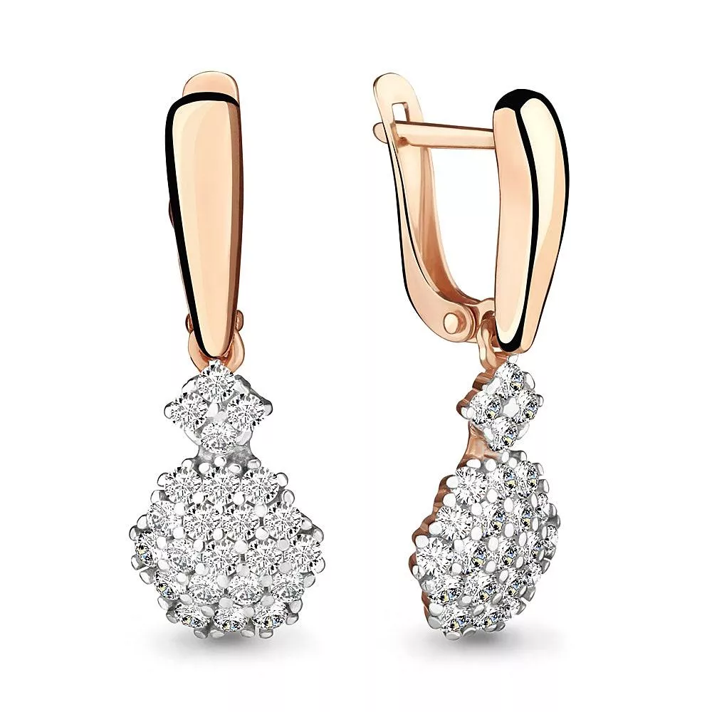 Серьги, золото, артикул LV46138А