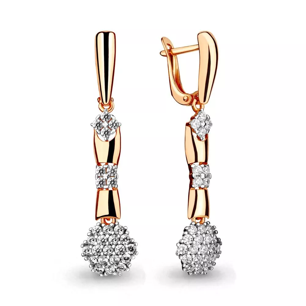 Серьги, золото, артикул LV46137А