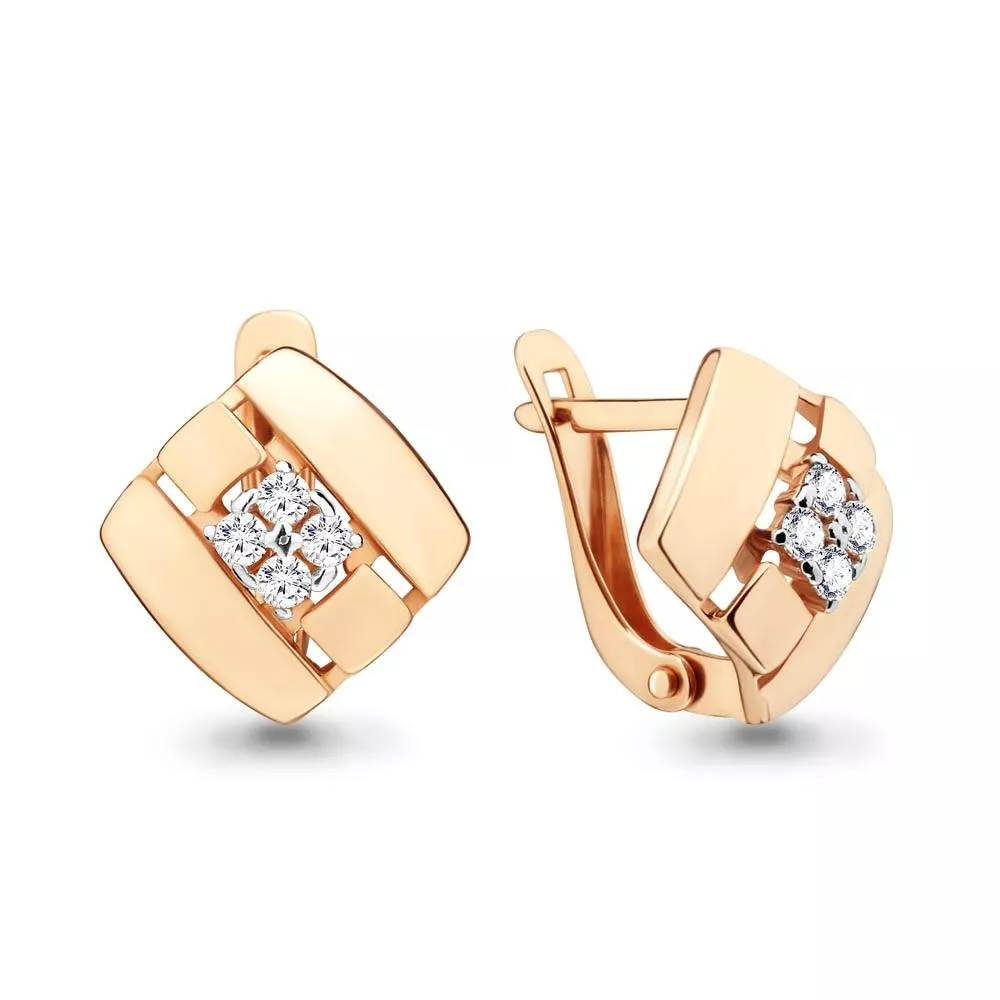 Серьги из золота, артикул LV46133