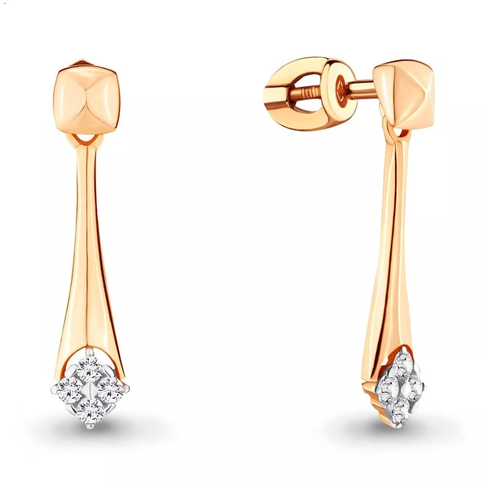 Серьги, артикул LV46127, золото