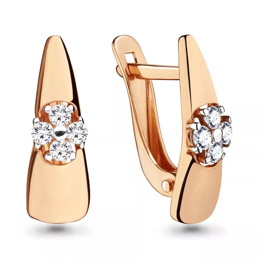 Серьги из золота, артикул LV46124