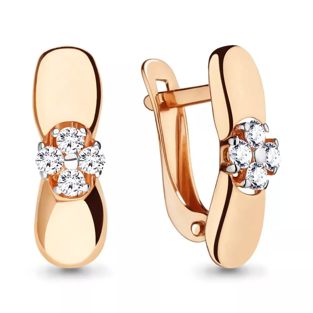 Серьги, артикул LV46123, золото