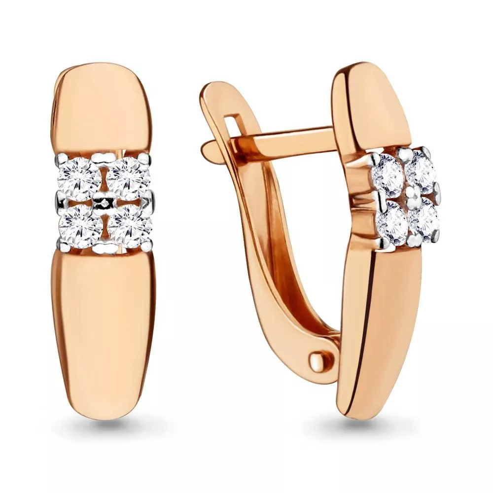 Серьги из золота, артикул LV46117