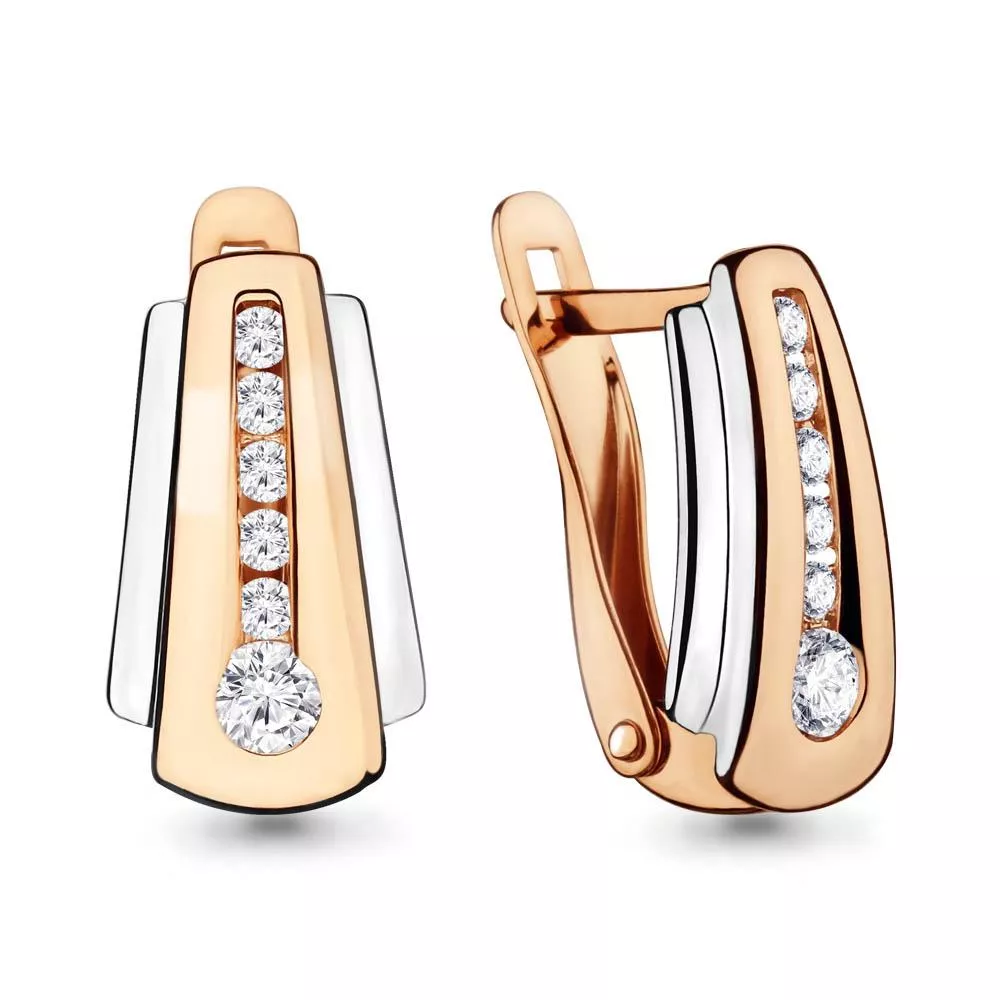 Серьги из золота, артикул LV46113