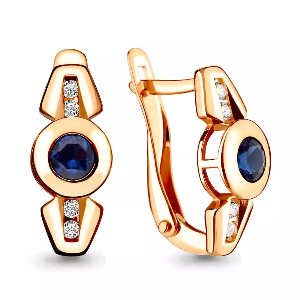 Серьги, золото, артикул LV46110Н