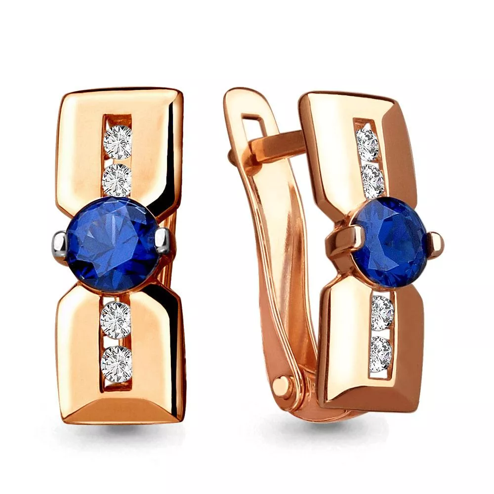 Серьги, артикул LV46108Н, золото