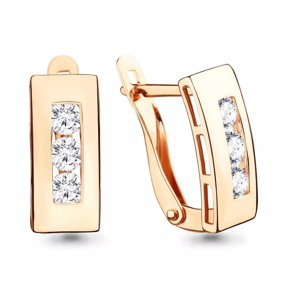 Серьги из золота, артикул LV46105