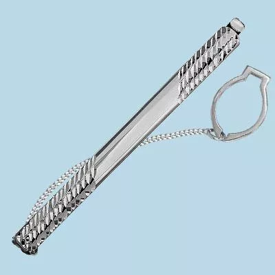 Зажим для галстука, серебро, артикул LV72112