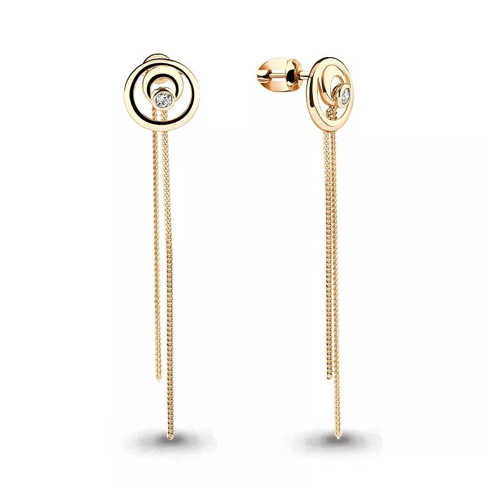 Серьги, золото, артикул LV46059