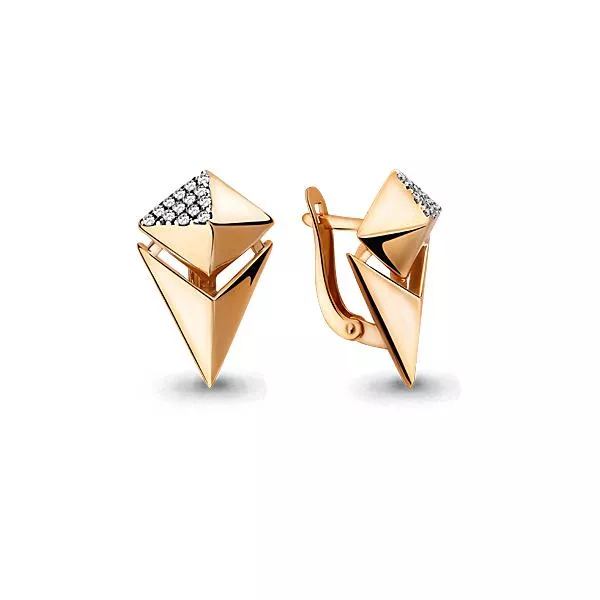 Серьги из золота, артикул LV46010А