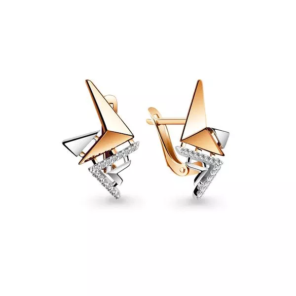 Серьги, артикул LV46007А, золото